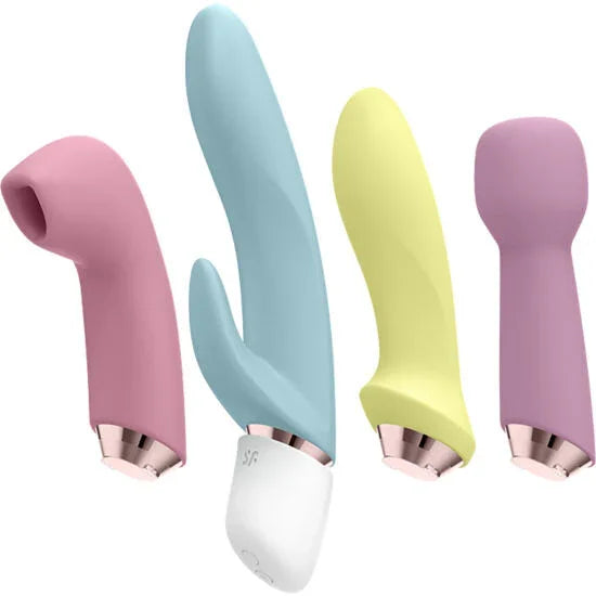 SATISFYER - MARVELOUS FOUR SET VIBRADOR & SUCCIONADOR - Nuvica