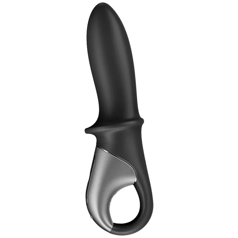 SATISFYER - HOT PASSION VIBRADOR ANAL APP NEGRO - Nuvica
