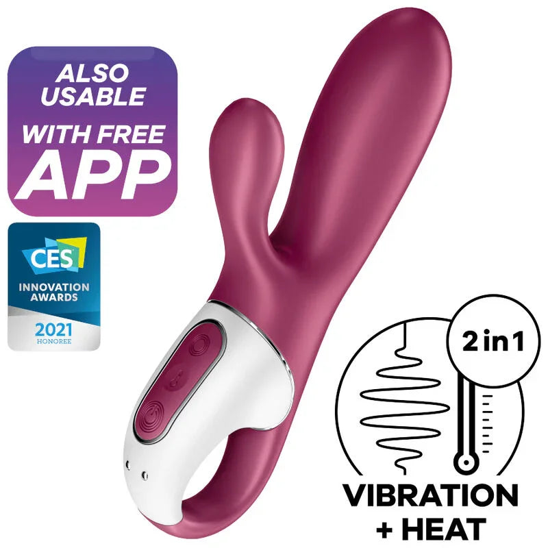 SATISFYER - HOT BUNNY VIBRADOR PUNTO G - Nuvica