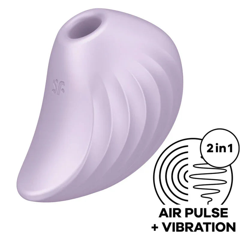 SATISFYER - PEARL DIVER ESTIMULADOR Y VIBRADOR VERDE - Nuvica