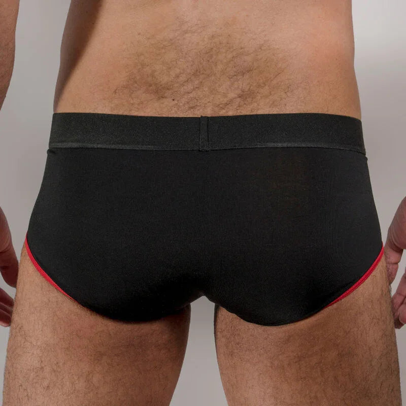 MACHO - MS24A CALZONCILLO BRIEF DARK AMARILLO S - Nuvica