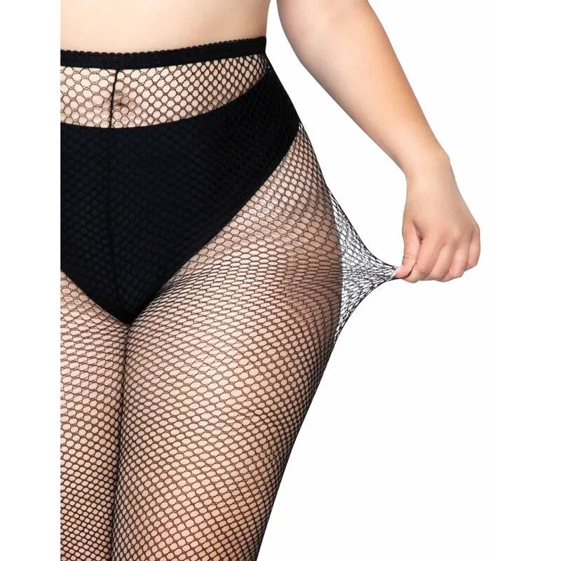 LEG AVENUE - MEDIAS EN RED TALLA GRANDE - Nuvica