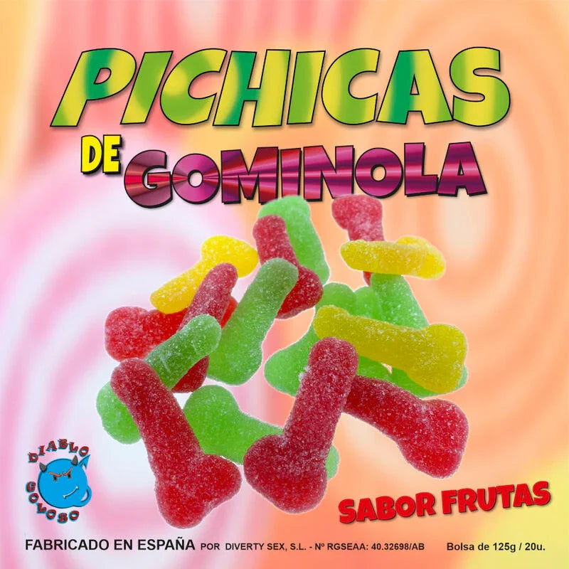 DIABLO GOLOSO - PICHITAS DE GOMINOLA FRUTAS CON AZUCAR - Nuvica