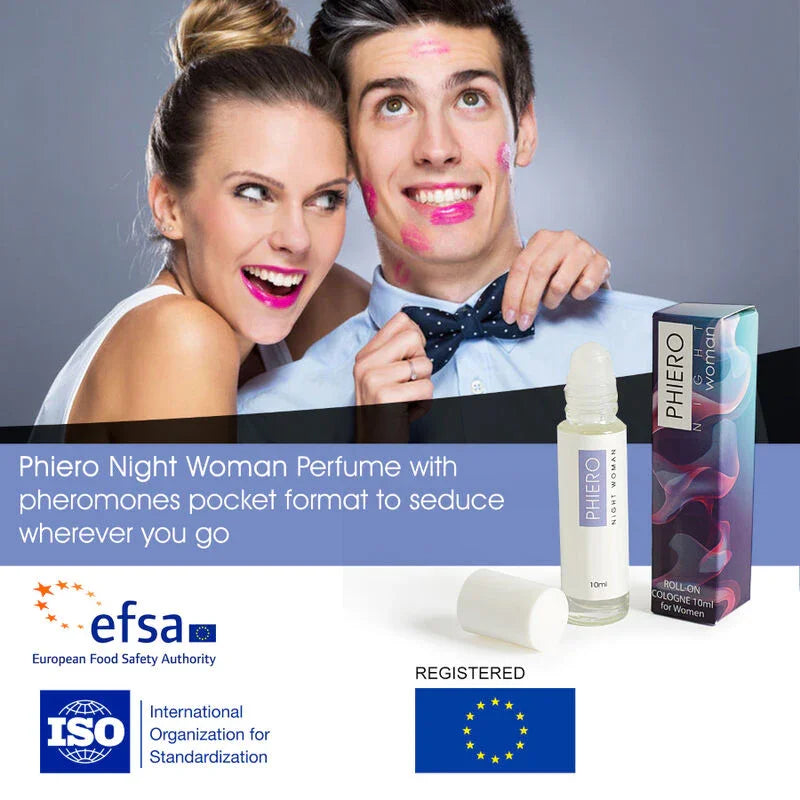 500 COSMETICS - PHIERO NIGHT WOMAN PERFUME FEROMONAS CON ROLL-ON - Nuvica
