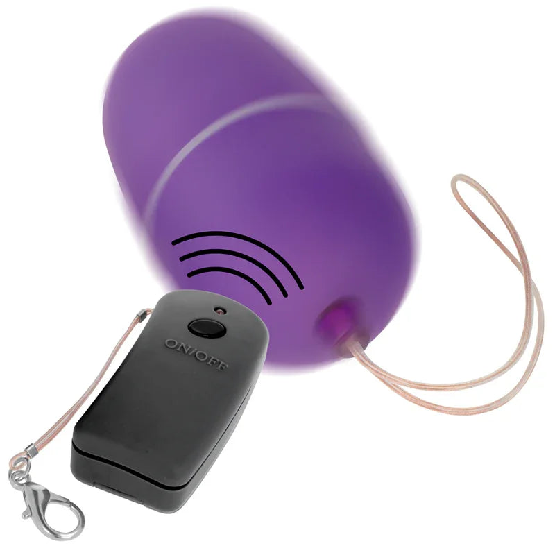 ONLINE - HUEVO VIBRADOR CON MANDO CONTROL REMOTO LILA - Nuvica