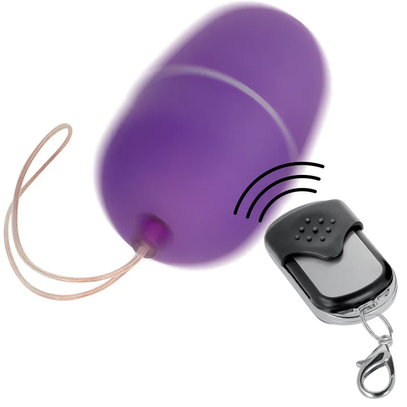 ONLINE - HUEVO VIBRADOR CONTROL REMOTO M LILA - Nuvica