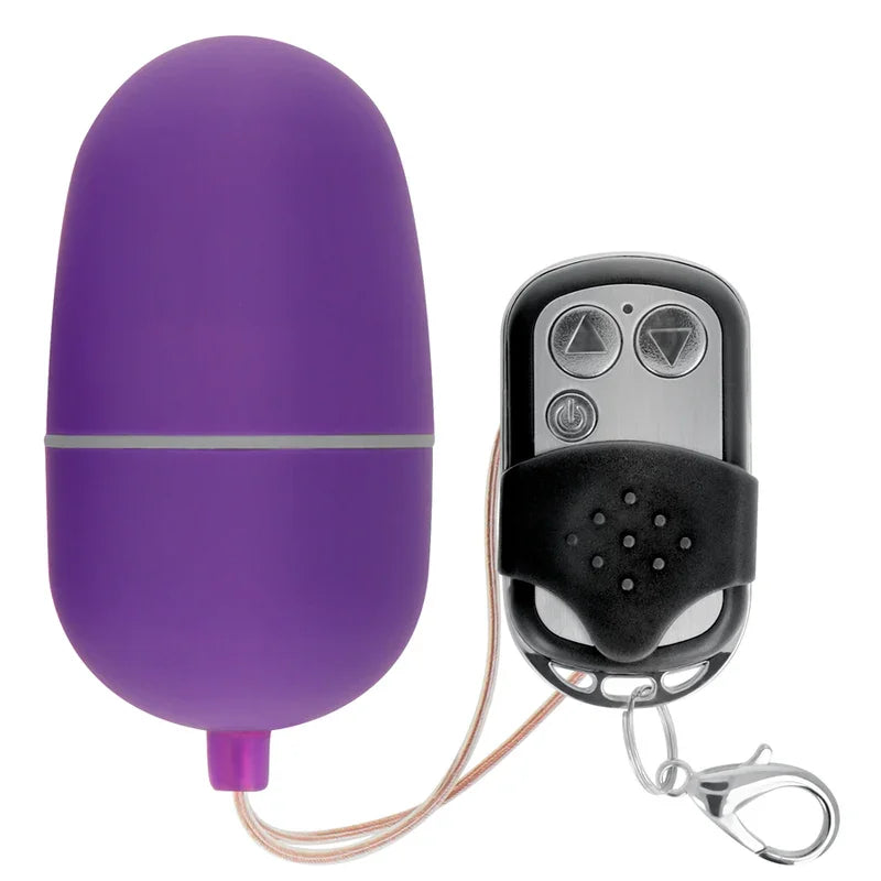 ONLINE - HUEVO VIBRADOR CONTROL REMOTO M LILA - Nuvica