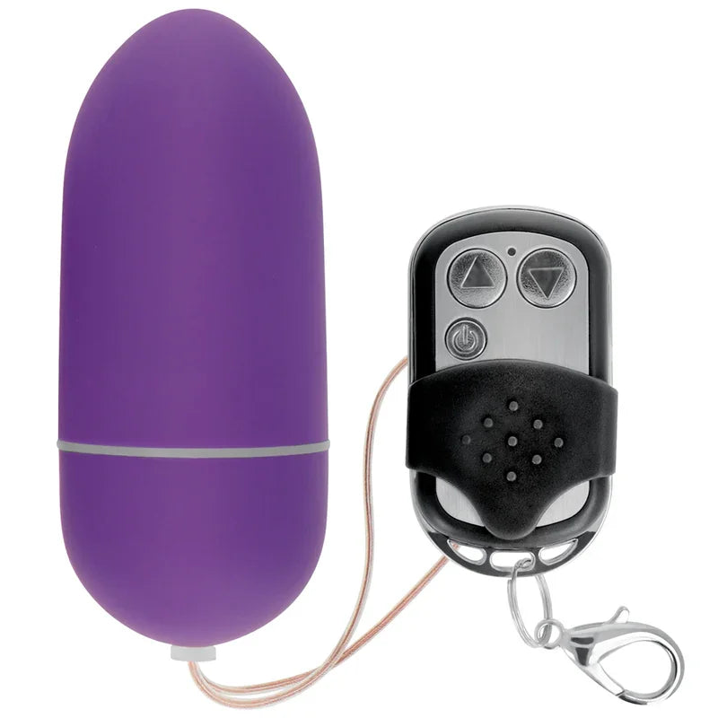 ONLINE - HUEVO VIBRADOR CONTROL REMOTO L LILA - Nuvica