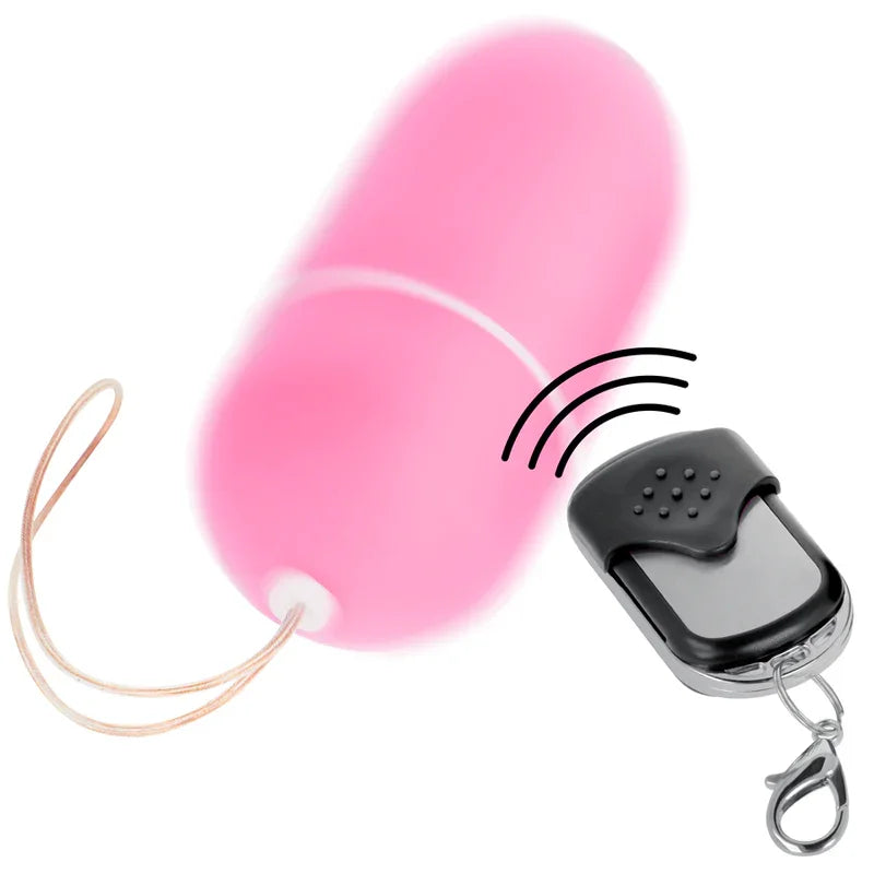 ONLINE - HUEVO VIBRADOR CONTROL REMOTO L ROSA - Nuvica