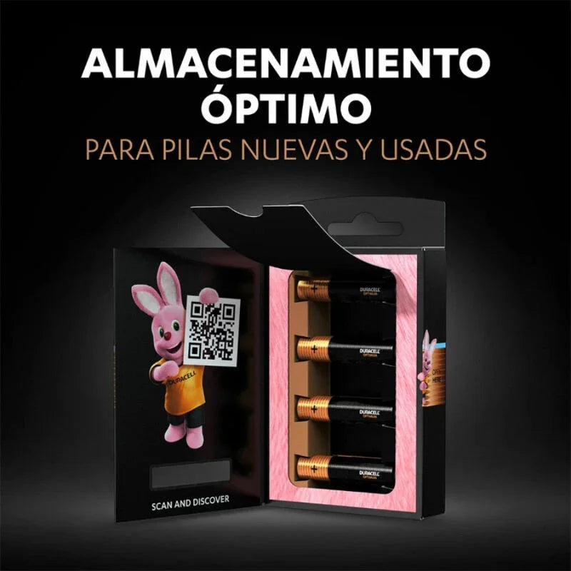 DURACELL - OPTIMUM 200 PILA ALCALINA AAA LR03 BLISTER*4 - Nuvica