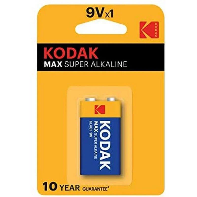 KODAK - MAX PILA ALCALINA 9V LR61 BLISTER - Nuvica