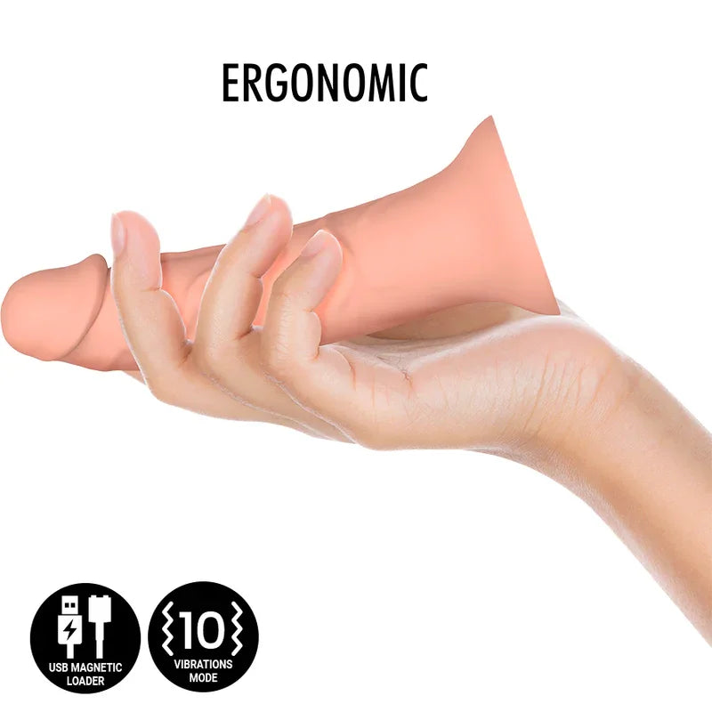 MYTHOLOGY - ASHER ORIGINAL DILDO S - VIBRADOR COMPATIBLE CON WATCHME WIRELESS TECHNOLOGY - Nuvica