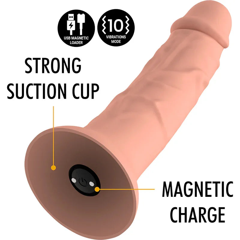 MYTHOLOGY - ASHER ORIGINAL DILDO S - VIBRADOR COMPATIBLE CON WATCHME WIRELESS TECHNOLOGY - Nuvica