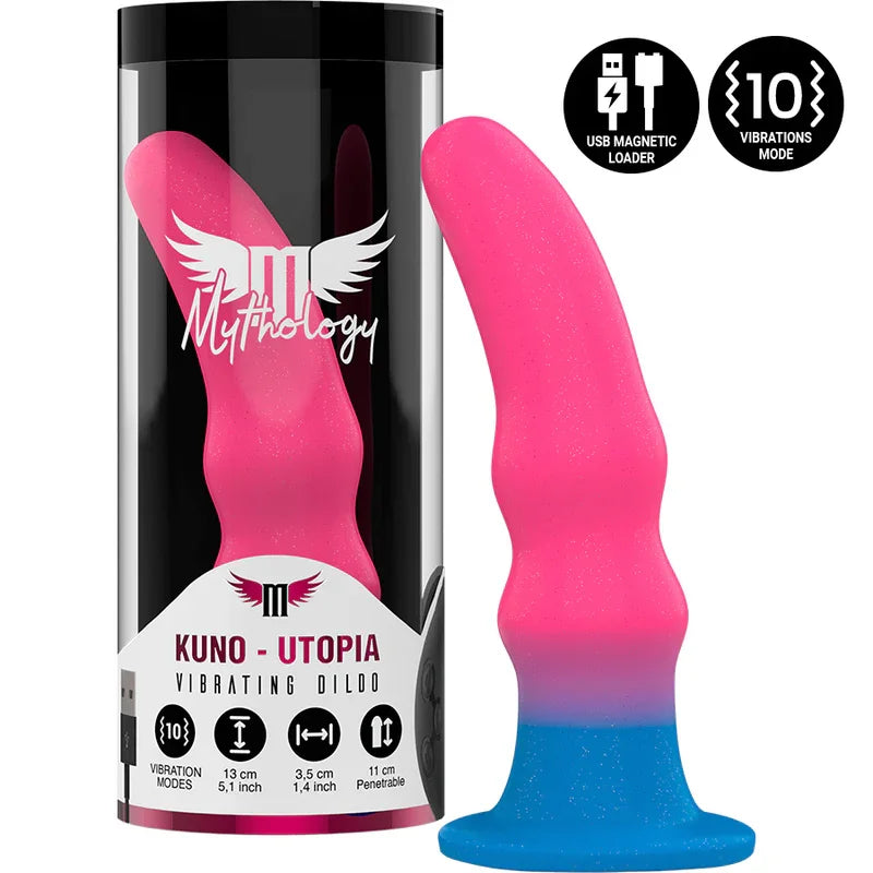 MYTHOLOGY - KUNO UTOPIA DILDO S - VIBRADOR COMPATIBLE CON WATCHME WIRELESS TECHNOLOGY - Nuvica