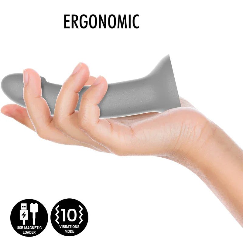 MYTHOLOGY - RUNE MAJESTIC DILDO S - VIBRADOR COMPATIBLE CON WATCHME WIRELESS TECHNOLOGY - Nuvica