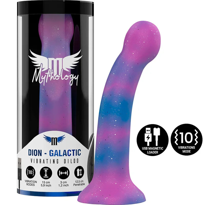 MYTHOLOGY - DION GALACTIC DILDO S - VIBRADOR COMPATIBLE CON WATCHME WIRELESS TECHNOLOGY - Nuvica
