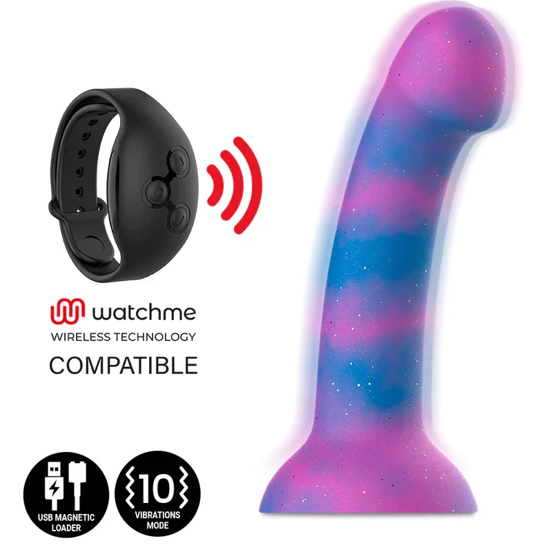 MYTHOLOGY - DION GALACTIC DILDO M - VIBRADOR COMPATIBLE CON WATCHME WIRELESS TECHNOLOGY - Nuvica