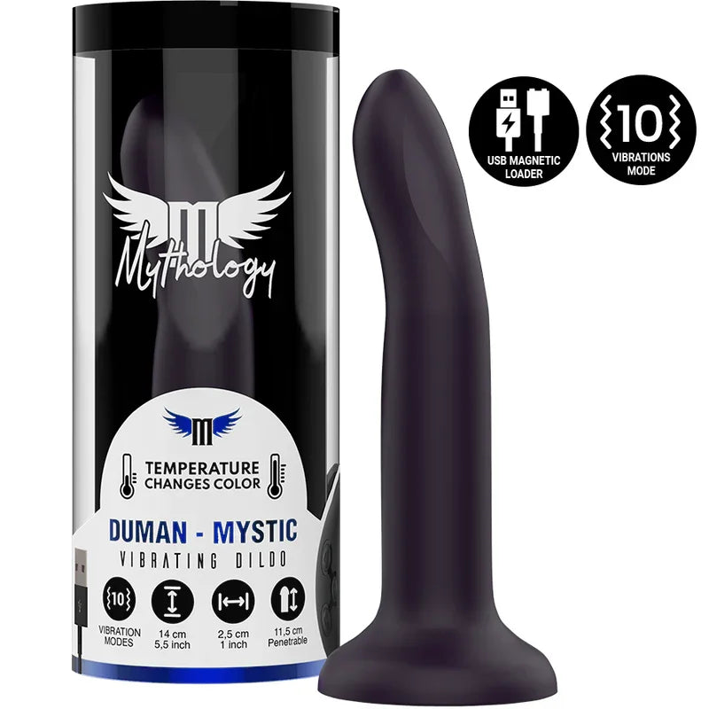 MYTHOLOGY DUMAN MYSTIC DILDO S - VIBRADOR COMPATIBLE CON WATCHME WIRELESS TECHNOLOGY - Nuvica
