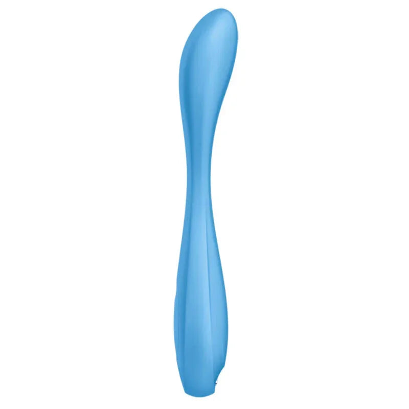 SATISFYER - G-SPOT FLEX 4+ MULTI VIBRADOR APP AZUL - Nuvica