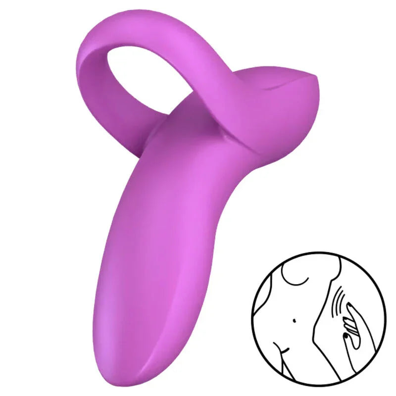 SATISFYER - BOLD LOVER DEDAL VIBRADOR BLANCO - Nuvica