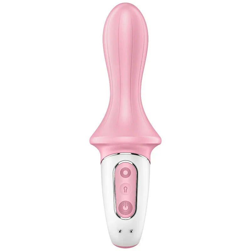 SATISFYER - AIR PUMP BOOTY 5+ VIBRADOR ANAL INFLABLE ROSA - Nuvica