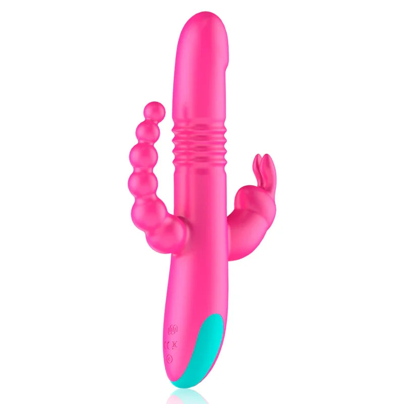 HAPPY LOKY - DONALD TRIPLE ESTIMULACIÓN: ANAL, PUNTO G & CLÍTORIS COMPATIBLE CON WATCHME WIRELESS TECHNOLOGY - Nuvica
