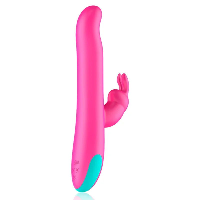HAPPY LOKY - PLUTO RABBIT VIBRATOR & ROTATOR COMPATIBLE CON WATCHME WIRELESS TECHNOLOGY - Nuvica