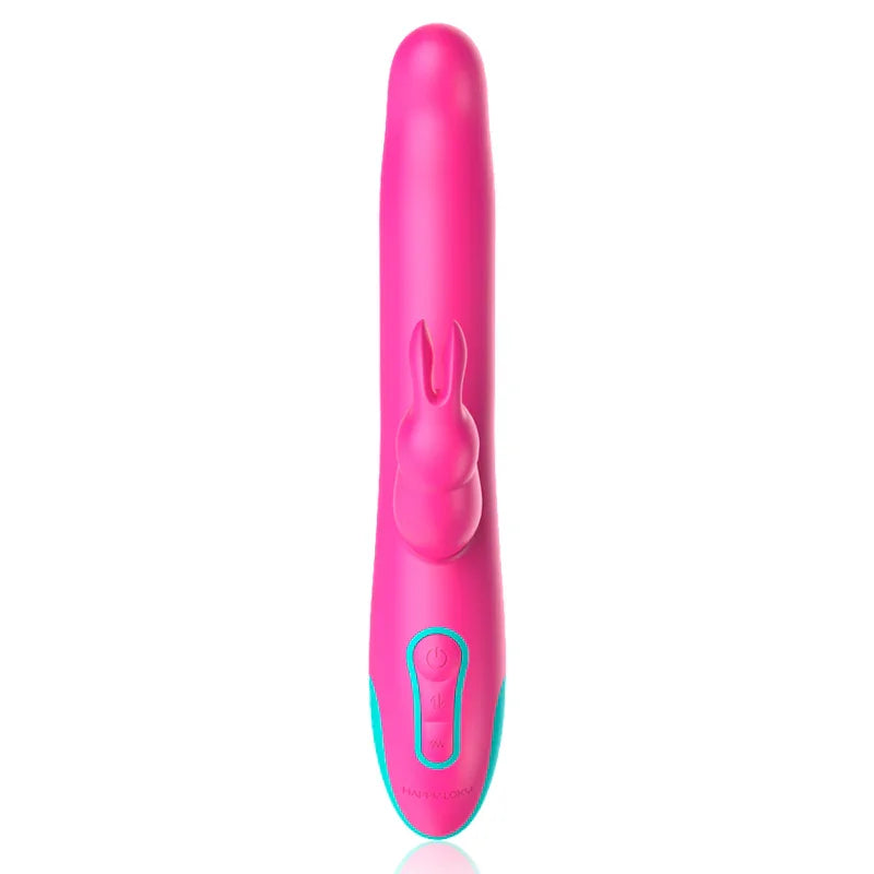 HAPPY LOKY - PLUTO RABBIT VIBRATOR & ROTATOR COMPATIBLE CON WATCHME WIRELESS TECHNOLOGY - Nuvica