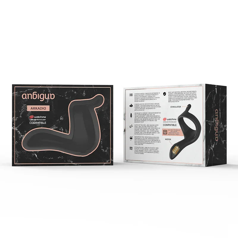 ANBIGUO - ARKADIO ESTIMULADOR GLANDE & PERINEO COMPATIBLE CON WATCHME WIRELESS TECHNOLOGY - Nuvica