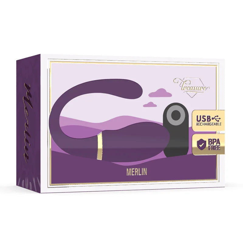 TREASURE - MERLIN DOUBLE COUPLE VIBRATOR CONTROL REMOTO - Nuvica