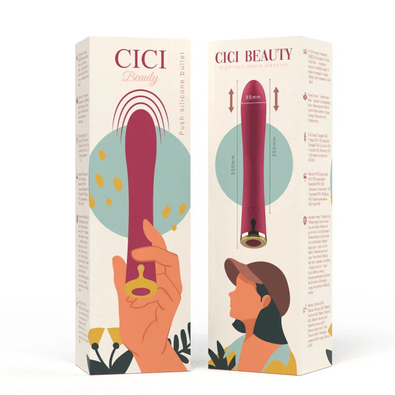 CICI BEAUTY - VIBRADOR PREMIUM SILICONE UP & DOWN - Nuvica