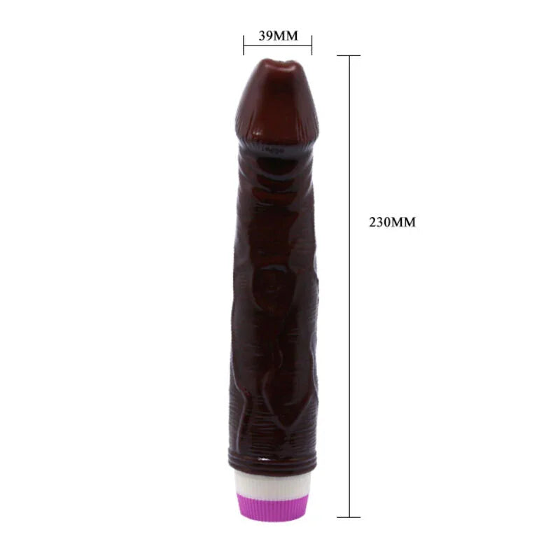 BAILE - WAVES OF PLEASURE VIBRADOR 23 CM MARRÓN - Nuvica