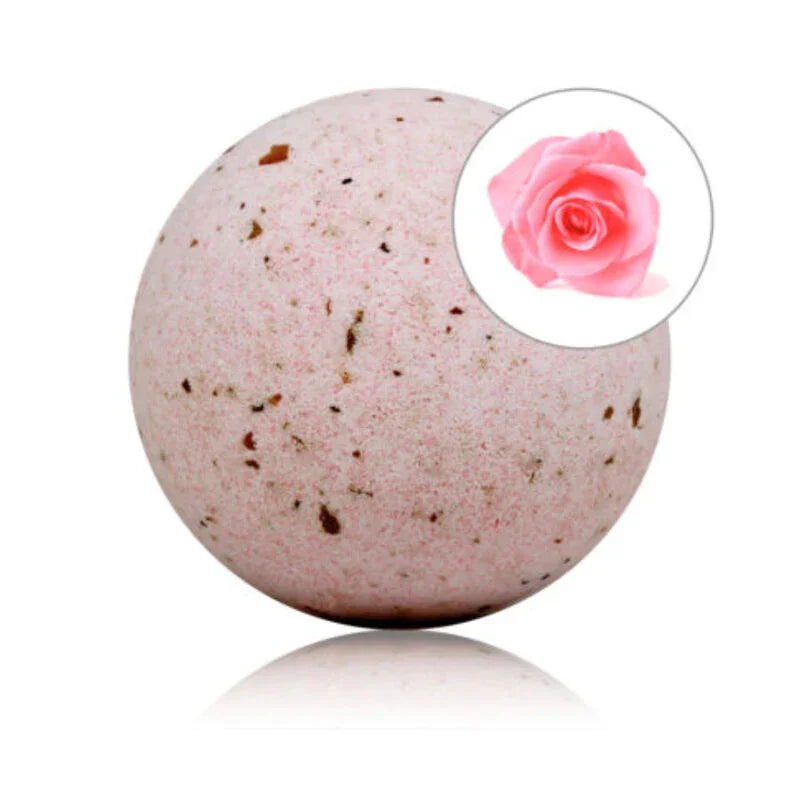 TALOKA - BOMBA DE BAÑO CON AROMA ROSAS Y PÉTALOS DE ROSA - Nuvica