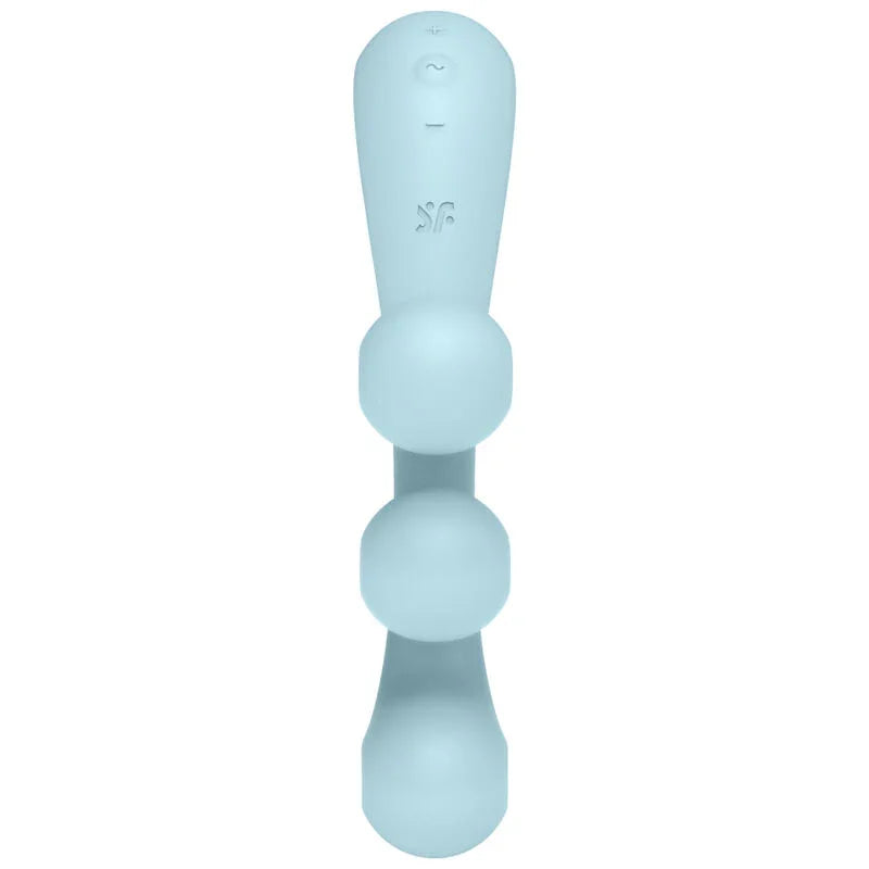 SATISFYER - TRI BALL 2 MULTI VIBRADOR AZUL - Nuvica