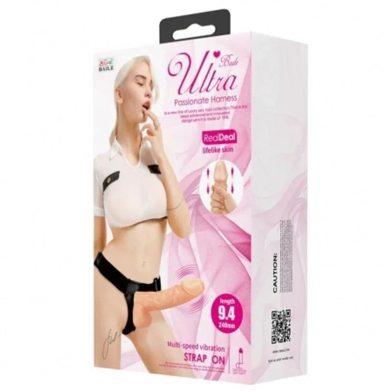BAILE - ULTRA PASSIONATE HARNESS 24 CM NATURAL - Nuvica