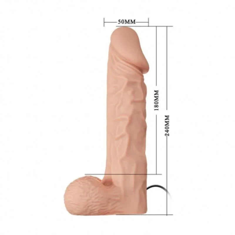 BAILE - ULTRA PASSIONATE HARNESS 24 CM NATURAL - Nuvica