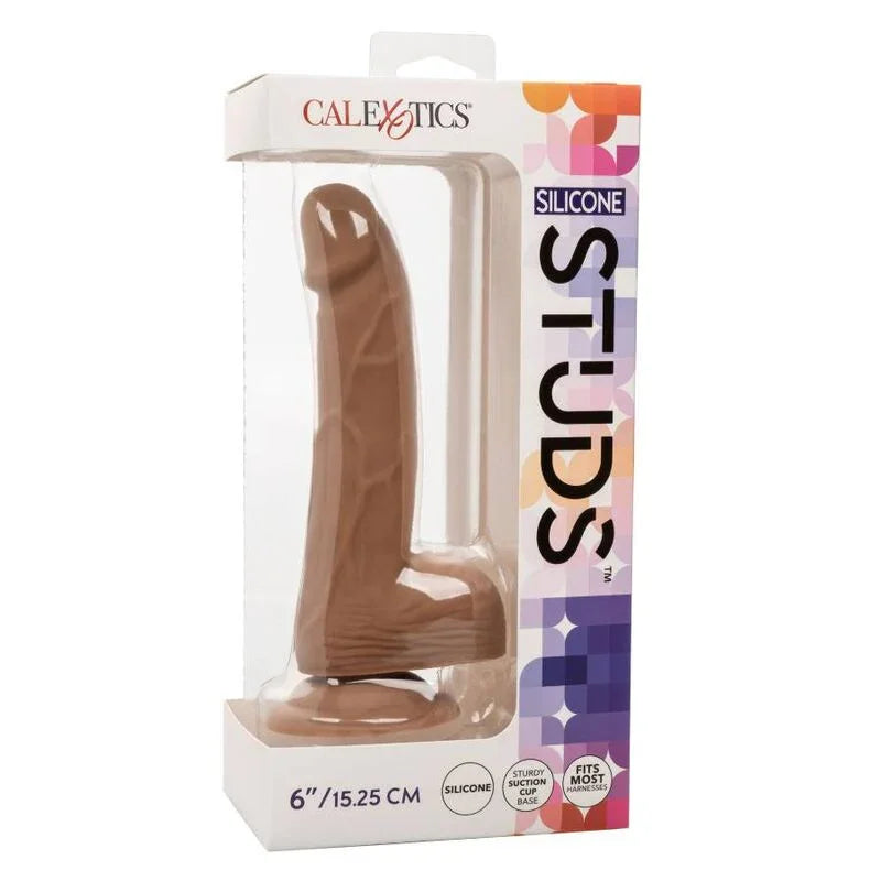 CALEXOTICS - SILICONE STUDS 15.24 CM BROWN - Nuvica