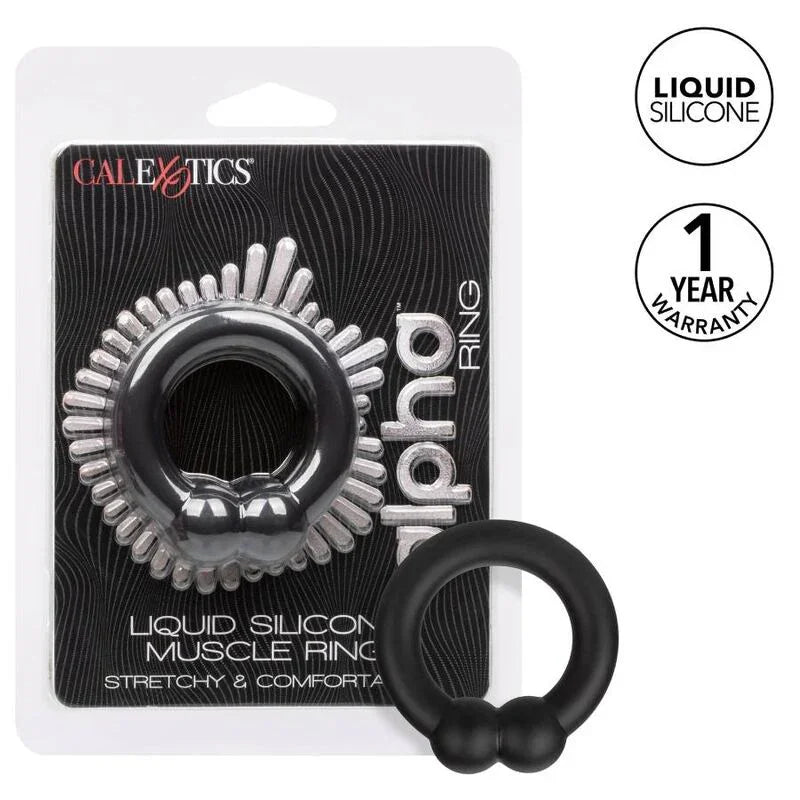CALEXOTICS - ALPHA MUSCLE RING NEGRO - Nuvica