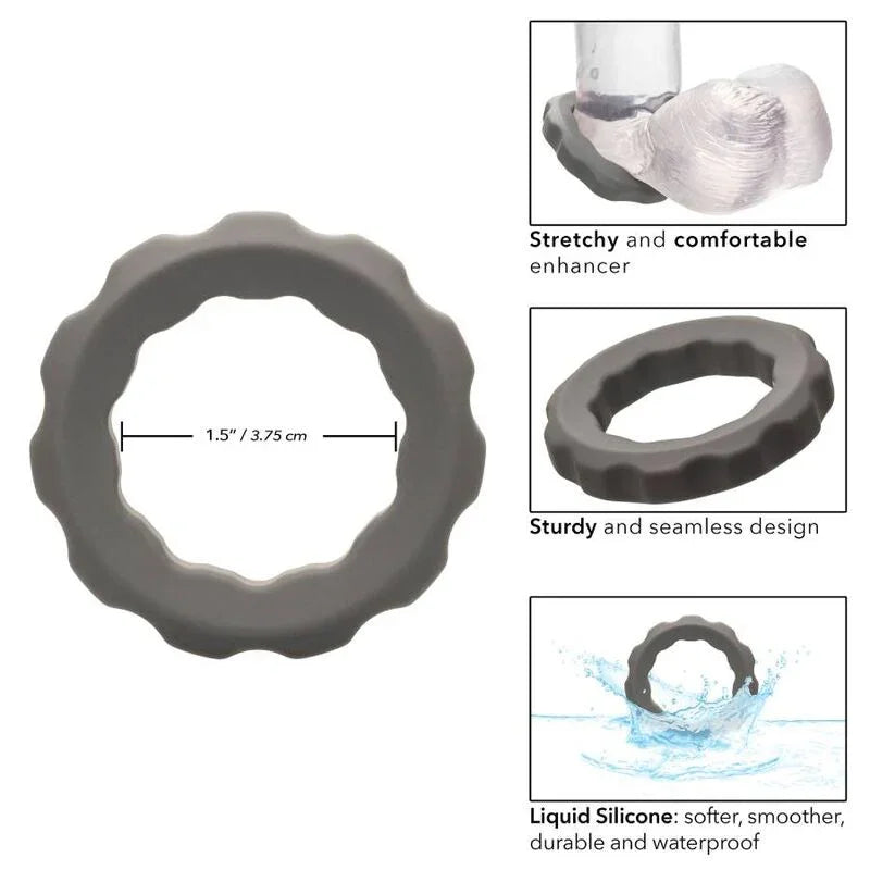 CALEXOTICS - ALPHA ERECT RING GRIS - Nuvica