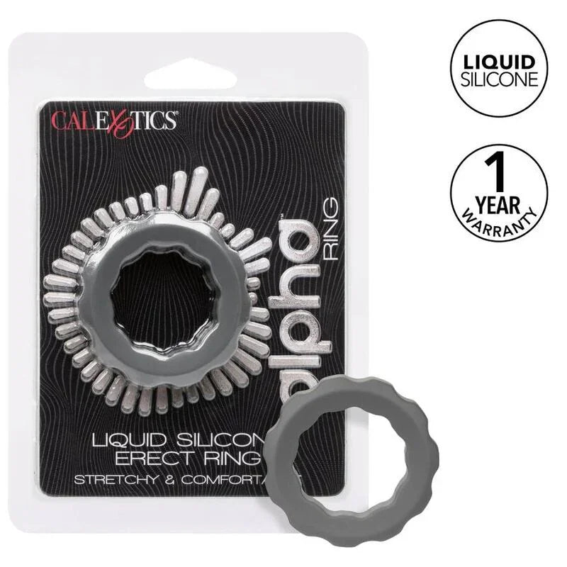 CALEXOTICS - ALPHA ERECT RING GRIS - Nuvica