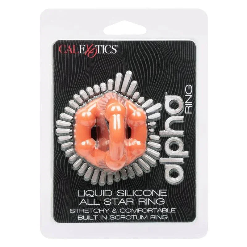 CALEXOTICS - ALPHA ALL STAR RING NARANJA - Nuvica