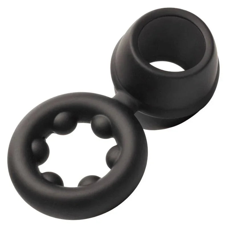 CALEXOTICS - ALPHA DUAL MAGNUM RING NEGRO - Nuvica