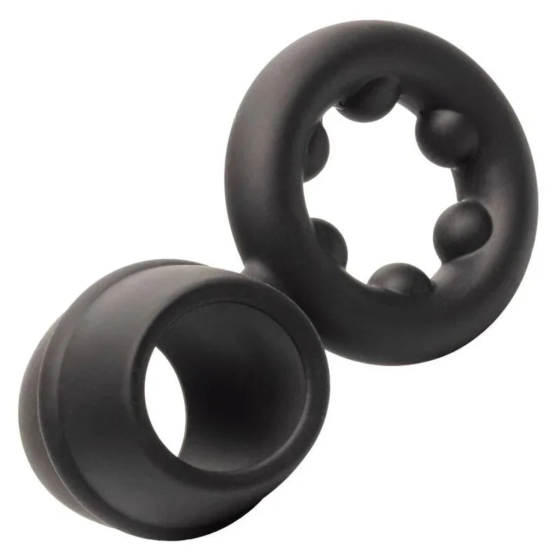 CALEXOTICS - ALPHA DUAL MAGNUM RING NEGRO - Nuvica