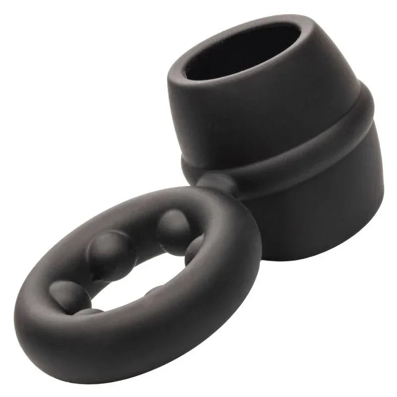 CALEXOTICS - ALPHA DUAL MAGNUM RING NEGRO - Nuvica