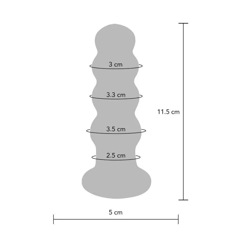 TOYJOY - BUTTOCKS THE RADIANT GLASS BUTTPLUG - Nuvica