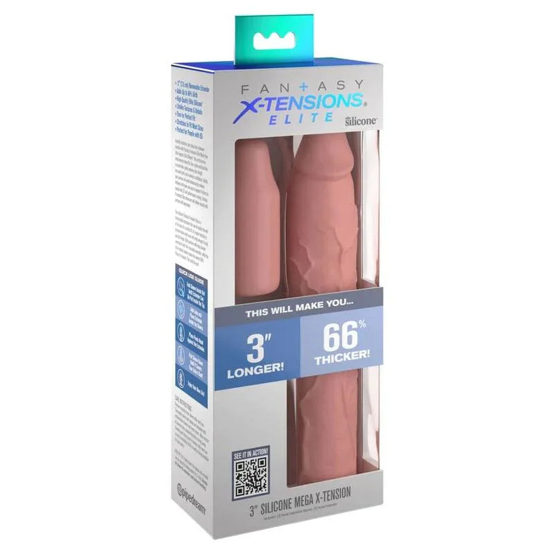 FANTASY X- TENSIONS - PIPEDREAMS SLEEVE 22,86 CM + 7,62 CM PLUG SKIN - Nuvica