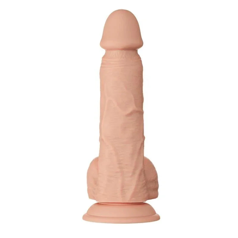 BAILE - BEAUTIFUL ENCOUNTER BAHAMUT DILDO REALÍSTICO FLEXIBLE 21.8 CM NATURAL - Nuvica