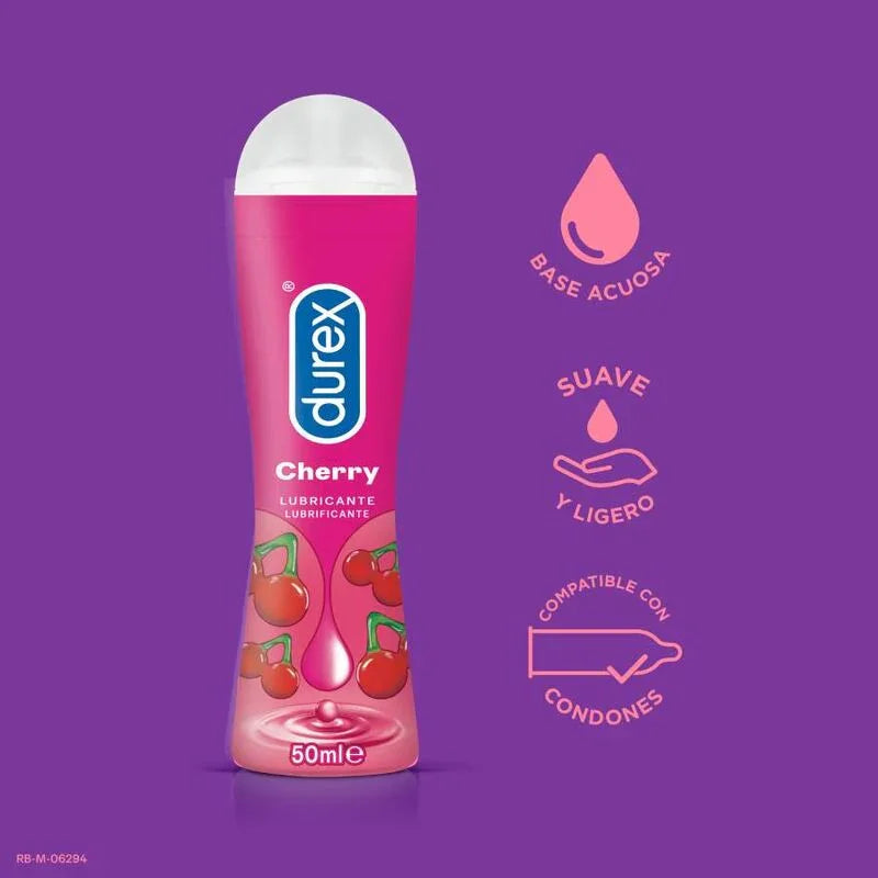 DUREX - LUBRICANTE PLAY CEREZA 50ML - Nuvica
