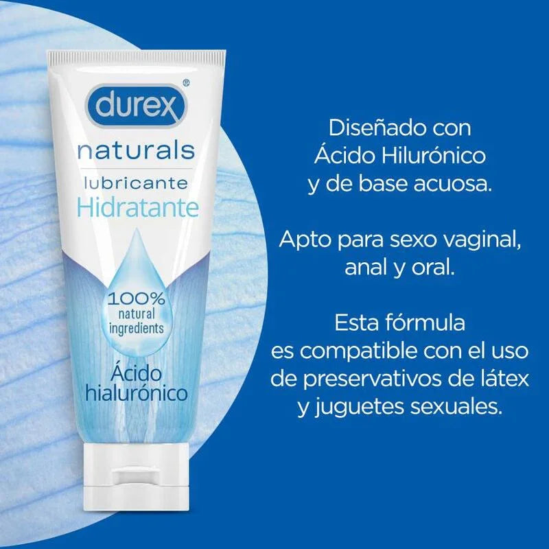 DUREX - NATURALS LUBRICANTE HIDRATANTE 100 ML - Nuvica