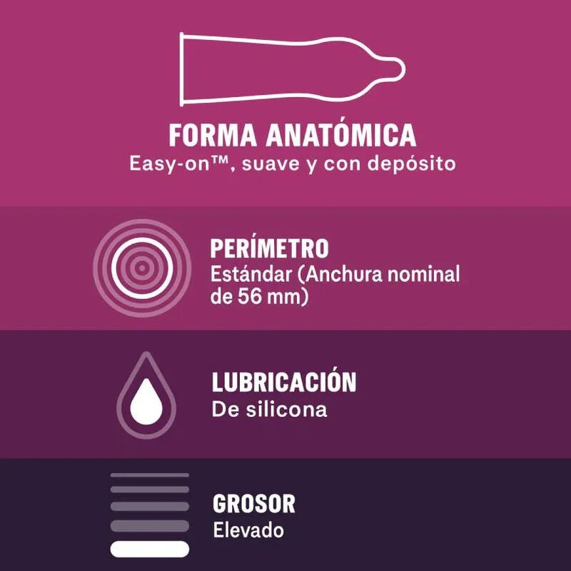 DUREX - PRESERVATIVOS SIN LATEX 12 UNIDADES - Nuvica